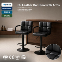 Chaise de bar moderne sur mesure OEM pour bar à domicile, salle à manger, extérieur, jardin, patio, mobilier de villégiature, villa, tabourets hauts confortables