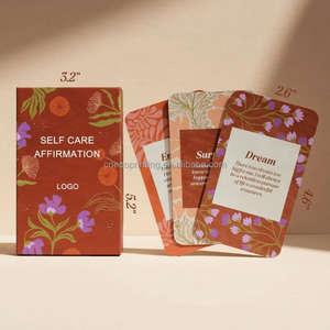 Impression personnalisée Soins de soi Autonomisation Chagrin Santé mentale <span class=keywords><strong>Psychologie</strong></span> Affirmation Deck Cards - Product Image 3