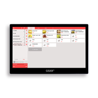 Caja Registradora Táctil de 15.6 Pulgadas Montada en la Pared, Sistema POS Todo en Uno con Windows para Restaurante, Directo de Fábrica