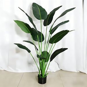 Meilleure Vente Faux <span class=keywords><strong>Bananier</strong></span> du Voyageur Artificiel <span class=keywords><strong>en</strong></span> <span class=keywords><strong>Pot</strong></span> pour Décoration Intérieure Extérieure - Product Image 3