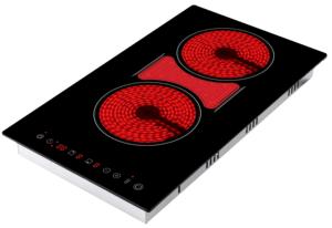 Plaque de cuisson <span class=keywords><strong>vitrocéramique</strong></span> électrique à 4 brûleurs avec interrupteur tactile de zone de synchronisation de <span class=keywords><strong>60</strong></span> <span class=keywords><strong>cm</strong></span> pour le ménage - Product Image 4