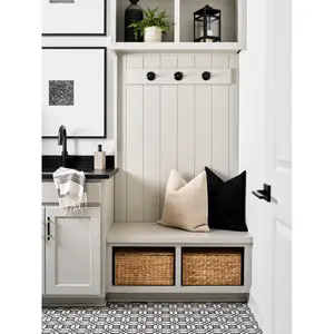 Armoire d'entrée moderne design pour salle de boue Armoire personnalisée pour maison