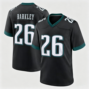 Offerta Speciale Squadra di Football Americano # Maglia Nera da Uomo 26 Saquon Barkley Philadelphia - Product Image 1