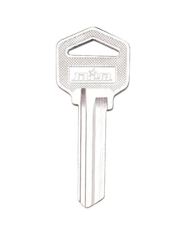 Llave de puerta de latón plateado de la mejor calidad, llave blanca de repuesto para Universal
