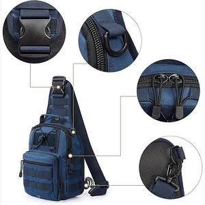Échantillon gratuit Sac de sport tactique unisexe pour l'extérieur Sac de poitrine à bandoulière petit sac pour homme et femme pour les voyages - Product Image 6