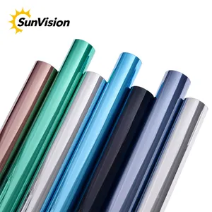 Hot selling anti-scratch one way vision silver building tint film home glass decorative film silver mirror building window film