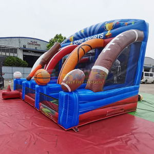 Juegos hinchables 3 in 1 outdoor carnival games inflatable sport zone for outdoor party and events - Product Image 4