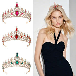 <span class=keywords><strong>มงกุฎ</strong></span><span class=keywords><strong>เพชร</strong></span>พลอยเทียมสำหรับงานแต่งงานสำหรับเจ้าสาวแบบผสมผสานดีไซน์<span class=keywords><strong>มงกุฎ</strong></span>โลหะคริสตัล - Product Image 2