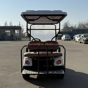 Voiture de <span class=keywords><strong>golf</strong></span> électrique à <span class=keywords><strong>4</strong></span> places avec moteur AC 72V 5kW, contrôleur CVT et grande garde au sol pour la chasse - Product Image 6