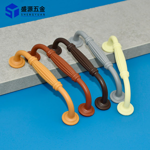 Shengyuan Plastic Cabinet <b>Handles</b> 96mm Hole Spacing Bar Shape Traditional Design For Drawer <b>Door</b> - Product Image 2