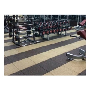 High Quality Vinyl Flooring Outdoor Shock Absorber Anti-Slip Wear Resistant EPDM Rubber <b>Mat</b> with Graphic Design - Product Image 5
