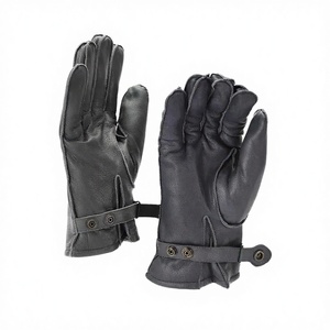 Premium Genuine Leather Motorbike Gloves Men Women <b>Thermal</b> Winter Beach Use Outdoor Casual Plain Stylish Everyday Wear - Product Image 2