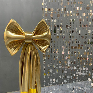 Grands nœuds papillon de luxe pour décorations de Noël et de mariage, nœuds géants en velours à suspendre au mur pour événements et fêtes de mariage - Product Image 5