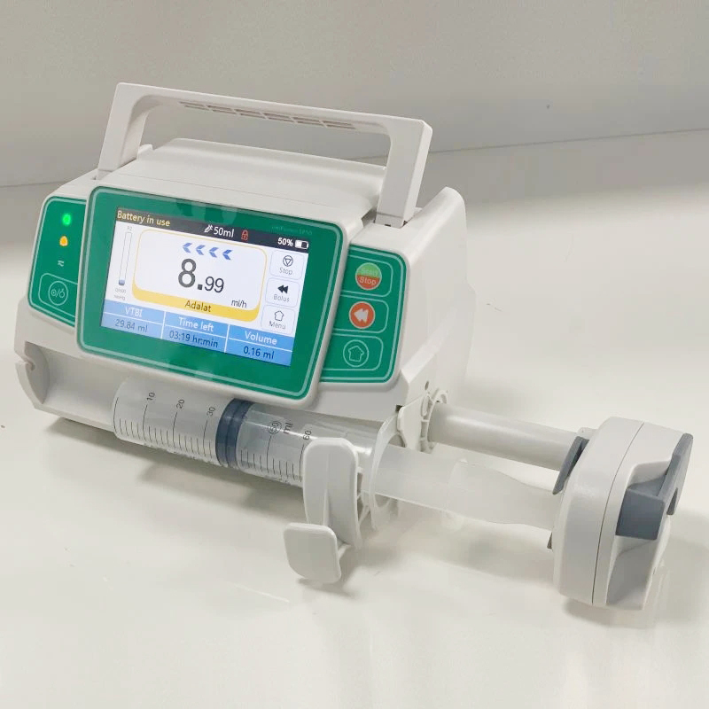MN-SP001 Hot Sell Automatic System Adjustable Rate Veterinary Syringe Pump Portable Infusion Pump