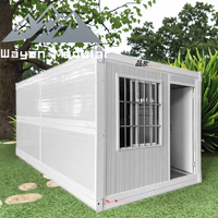 Maison conteneur pliable de conception capsule spatiale pour un déploiement rapide de bureaux sur site