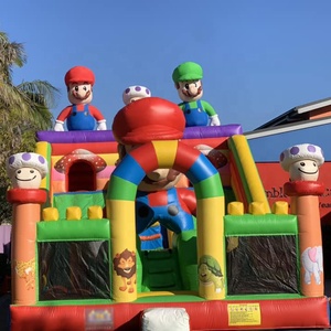 Castillo Inflable Gigante <span class=keywords><strong>de</strong></span> 20 pies con Toboganes Dobles <span class=keywords><strong>de</strong></span> Super <span class=keywords><strong>Mario</strong></span> <span class=keywords><strong>Bros</strong></span> para Niños, Brincolín Inflable para <span class=keywords><strong>Fiestas</strong></span> - Product Image 3