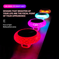 Nouvelle Lampe d'Ambiance LED USB pour Voiture, Effet Diamant, Plug and Play, Mini Lumière Décorative Intérieure, Vente Chaude