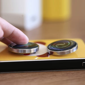 สปินเนอร์ของเล่นหมุนได้สำหรับเด็กและผู้ใหญ่ EN71 CPC สแตนเลสเพื่อลดความเครียดบนโต๊ะลายท้องฟ้าดาวบนโต๊ะ - Product Image 5