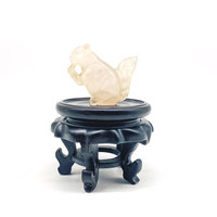 Statue d'animal de Jade Feng Shui, artisanat en Jade sculpté, fait à la main,