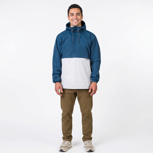 Waterproof Hooded Windbreaker Jacket for Men-Customizable Running Training Outdoor Wear Breathable & Eco-Friendly - Product Image 1
