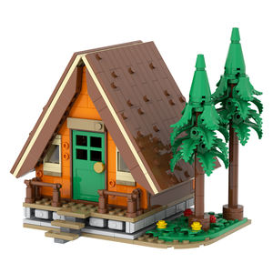 City MINI Maisonnette dans les Arbres Cabane dans les <span class=keywords><strong>Bois</strong></span> Modèles de <span class=keywords><strong>Construction</strong></span> Kits Cadeaux Jouets Parc DIY MOC Blocs de <span class=keywords><strong>Construction</strong></span> Jouets pour Enfants MOC4183 - Product Image 3