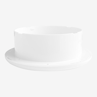 Grilles de ventilation rondes en plastique pour climatiseurs ABS HVAC Systems