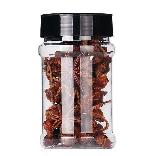 YiHai Plastic Spice Jar 300ML Pet Plastic Container Com Tampa Flip Top Round Plastic Spice Bottle Ervas Em Pó Tempero Shaker