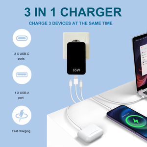 Tendances 2026 : <span class=keywords><strong>Chargeur</strong></span> 65W compatible avec la prise EU standard type C pour téléphones mobiles (<span class=keywords><strong>iPhone</strong></span> <span class=keywords><strong>14</strong></span>, 15, 16, 17) - Product Image 5