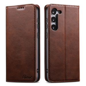 Funda de Teléfono con Cartera y Tarjetero de Cuero Sintético, Carga Inalámbrica Magnética, Compatible con S26/S25/S24/S23/<span class=keywords><strong>S22</strong></span> - Product Image 5