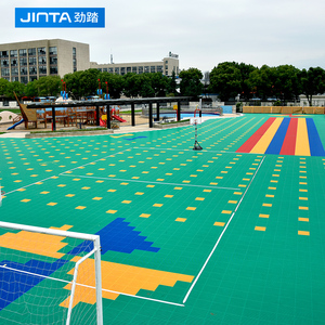 Servicio personalizado <span class=keywords><strong>de</strong></span> suelo <span class=keywords><strong>de</strong></span> baldosas Intetlock antideslizante para cancha <span class=keywords><strong>de</strong></span> baloncesto multideportiva exterior e interior - Product Image 4