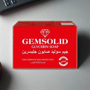 순하고 자극적이지 않은 Gemsolid 글리세린 피부에 오래 지속되는 보습 전문가 비누 - Product Image 3