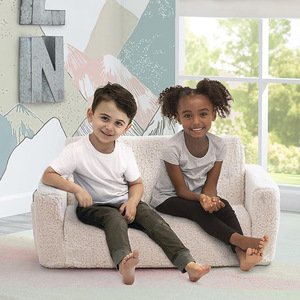 Children's Plush <b>Sofa</b> Chair With Handrails 2 To 4 Years Fabric High Elasticity Foam Sponge Reclining Small <b>Sofa</b> For <b>Kids</b> - Product Image 1