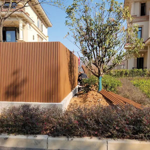 Vente directe d'<span class=keywords><strong>usine</strong></span>, panneau mural WPC moderne léger et facile à installer, systèmes de murs périmétriques pour piscine, extérieur, usage domestique - Product Image 1