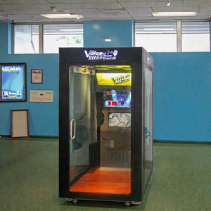 Kiosque d'arcade métallique pour jeux à monnayeur, résistant aux intempéries, machine de karaoké portable - Product Image 1