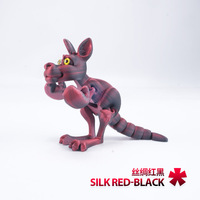 Fabriqué à la main 3D imprimé boxe kangourou Joint modèle créatif Animation accessoires Collection jouet pour animaux dinosaures verre