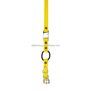 <span class=keywords><strong>Collar</strong></span> de perro de <span class=keywords><strong>PVC</strong></span> de plástico y poliéster personalizado de 33 pulgadas con bucle elástico a presión rápida y características de expansión y respiración pesada - Product Image 5