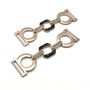 Pronto per la spedizione di moda strass in metallo fibbia per scarpe parte accessori in metallo - Product Image 4