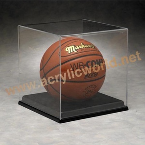 Boîte de présentation de ballons de basket en acrylique personnalisée, vitrine transparente pour objets sportifs de collection - Product Image 3