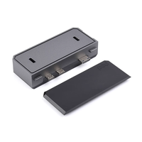 Raspberry PI Zero 2W POD Boîtier en alliage d'aluminium Module d'extension d'interface USB 2.8 pouces LCD