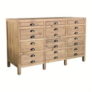 Cómoda de Madera Maciza Reciclada Estilo Vintage HL555, Mueble de Estilo Antiguo para Cocina y Comedor - Product Image 2