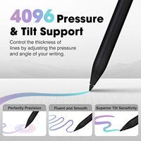 Stylet magnétique USl2.0 pour Fire HD 10/Max 11 et Paper Pro avec gomme, pointe remplaçable, autonomie de 80 heures
