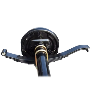 7000 Lb <strong>Trailer</strong> Axle Beam <strong>Leaf</strong> <strong>Spring</strong> Wheel Axle <strong>Trailer</strong> Axle <strong>Kit</strong> with Electromagnetic Brake - Product Image 2