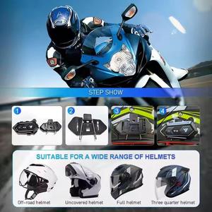 Audífonos Inalámbricos para Casco de Motocicleta Y20, Conexión Rápida, Manos Libres, <span class=keywords><strong>con</strong></span> Luces RGB, Venta al Por Mayor del Fabricante - Product Image 5