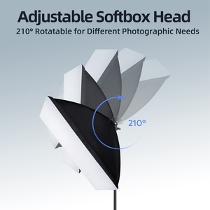 Xách Tay Nhiếp Ảnh Thiết Lập Softbox Với 2M Tripod Nhiếp Ảnh Chuyên Nghiệp Studio Chiếu Sáng 85W 150W Ánh Sáng Bóng Đèn Với Softbox Kit - Product Image 4