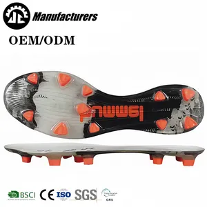 Jinjiang Factory Free Sample Tpu Football Shoes Sole Outdoordoor Soccer Shoes Soles