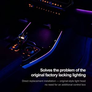 Luz Ambiental para Consola Central Rhythm Center, Integración Perfecta con el Vehículo Original para BMW G20 G80 G82 Serie 3 4 M3 M4 2020-2024 - Product Image 4