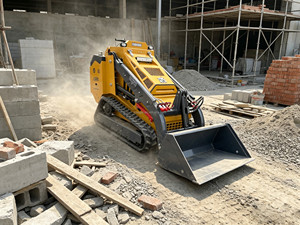 Nouvelle <span class=keywords><strong>mini</strong></span>-chargeuse compacte sur chenilles et chargeuse frontale Shandong avec moteur KUBOTA et pompe HANSA-TMP pour la <span class=keywords><strong>location</strong></span> - Product Image 3