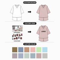 Kledingset voor kinderen, op maat gemaakte shirts, pyjama's met scalloped rand, zomerkleding, zweet absorberende meisjeskledingset
