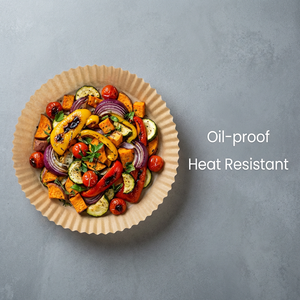Doublures pour friteuse à air chaud Direct Source Factory - Résistantes aux hautes températures, anti-fuite, papier antiadhésif <span class=keywords><strong>de</strong></span> qualité alimentaire, Miracle <span class=keywords><strong>de</strong></span> la cuisine 7,9 pouces - Product Image 5
