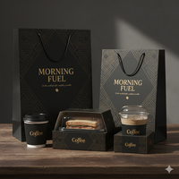 Individuell bedruckte Logo-Eier-Toast-Verpackungsbox, dicke Sandwich-Verpackung, Restaurant-Kaffeebecher-Tragetaschen aus Papier mit Einlage